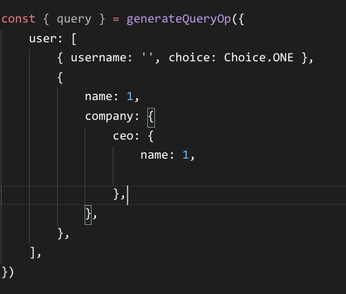 Generated field completion in an editor
